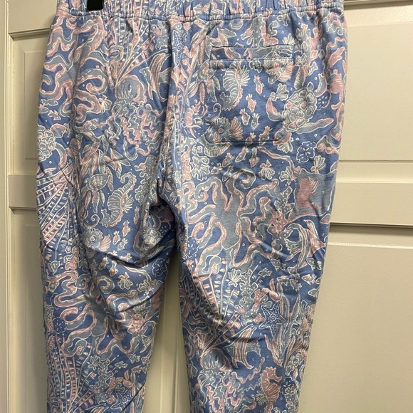 LILLY PULITZER Emora Knit Pants! Blue size Medium - Picture 7 of 7